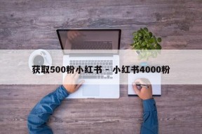 获取500粉小红书 - 小红书4000粉