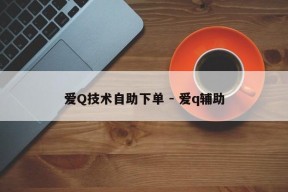 爱Q技术自助下单 - 爱q辅助