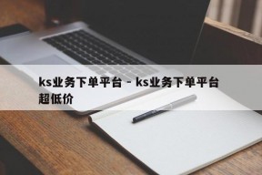 ks业务下单平台 - ks业务下单平台 超低价