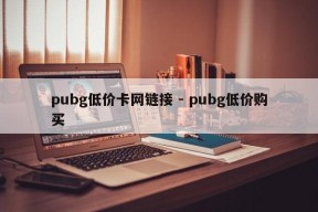 pubg低价卡网链接 - pubg低价购买